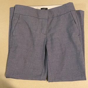 LOFT Straight Leg Marisa Dress Pant in Blue